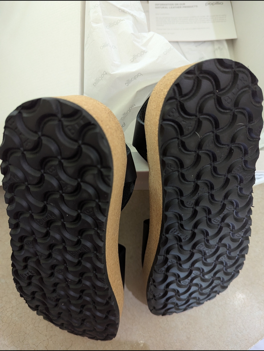 Birkenstock Papillio by Birkenstock Glenda Platform Sandal - Black - Picture 4 of 8